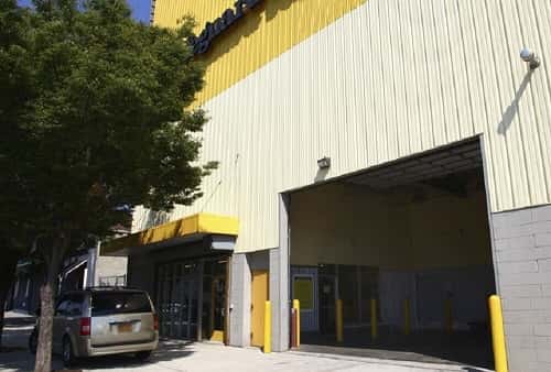 Drive In Loading Area For Self Storage Lockers on Empire Boulevard in Brooklyn, NY 11225